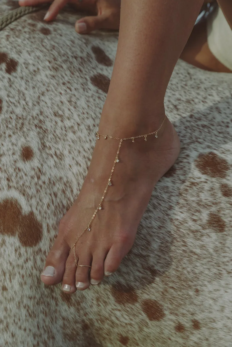 Delphine Shaker Foot Chain