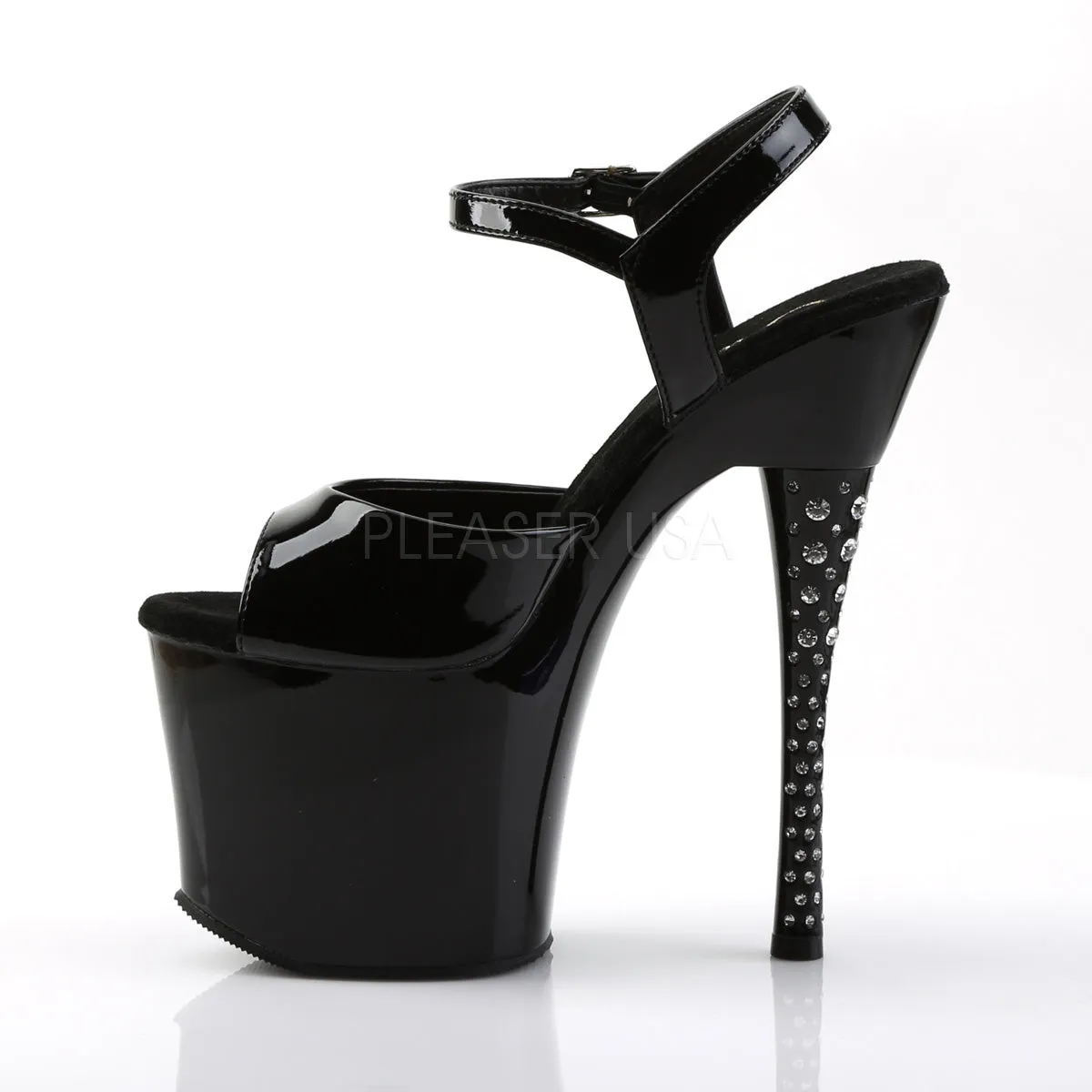 DIAMOND-709  Black Patent/Black