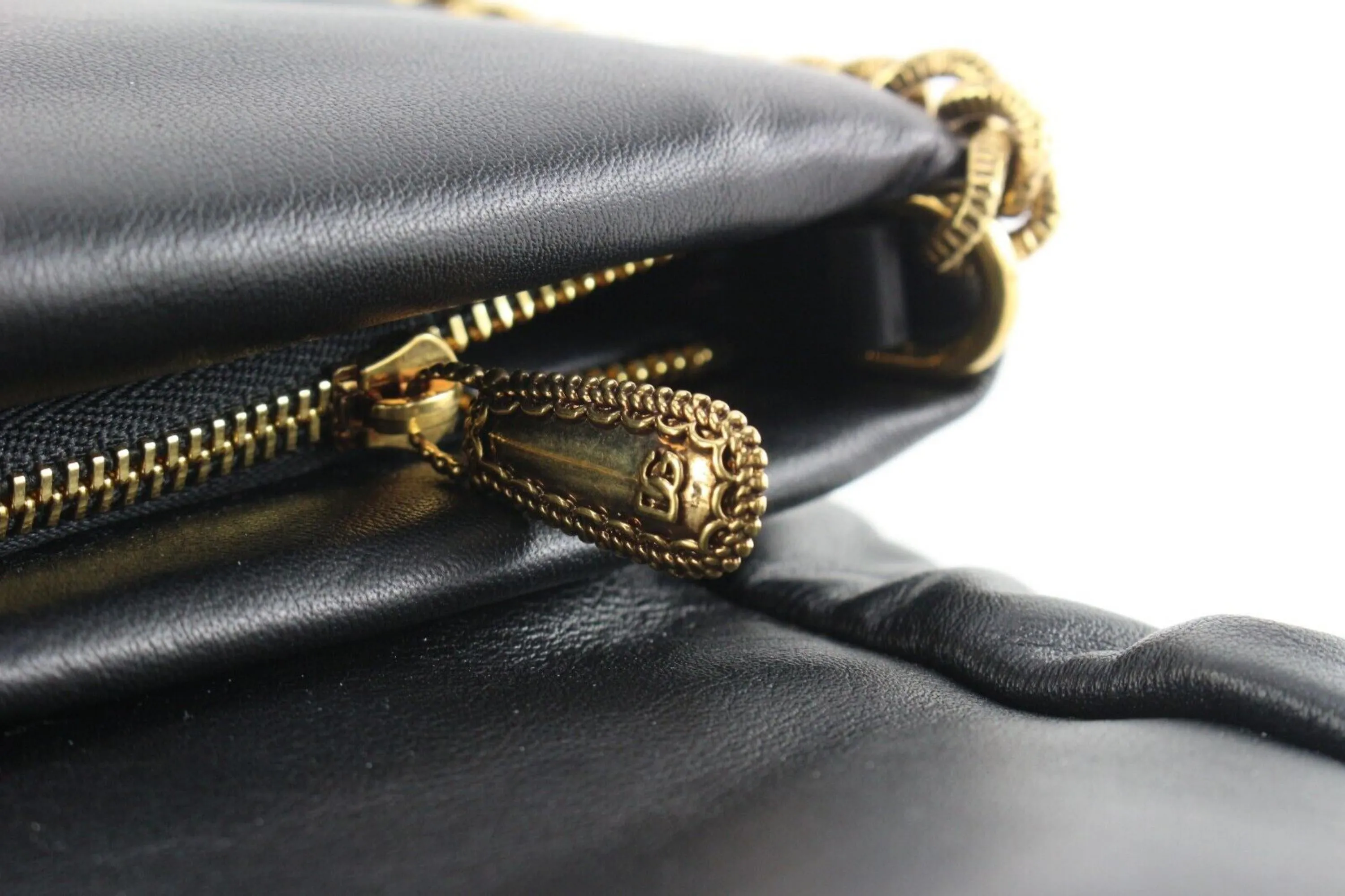 Dolce & Gabbana Devotion Logo Heart Puffy Leather Crossbody GHW 1DG424C