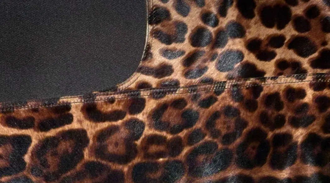 DOLCE & GABBANA Leopard Print Calf Hair Knee-High Boots (Size 38) | Made in Italy | Excellent Condition