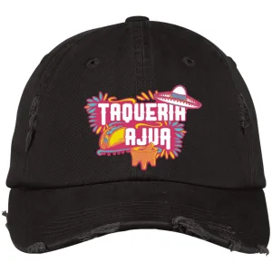 DT600 Embroidered Distressed Dad Cap 2