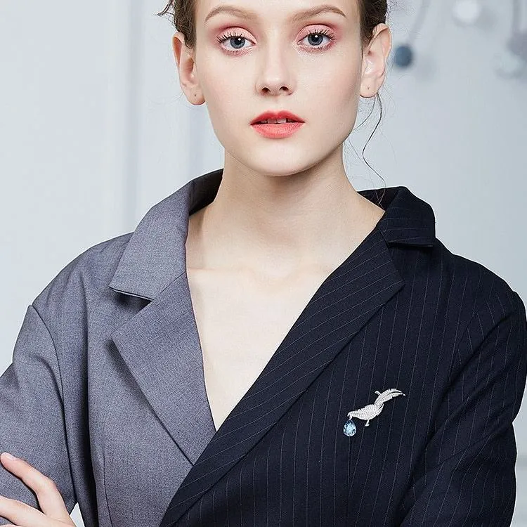 Elegant Luxury Birds Brooches