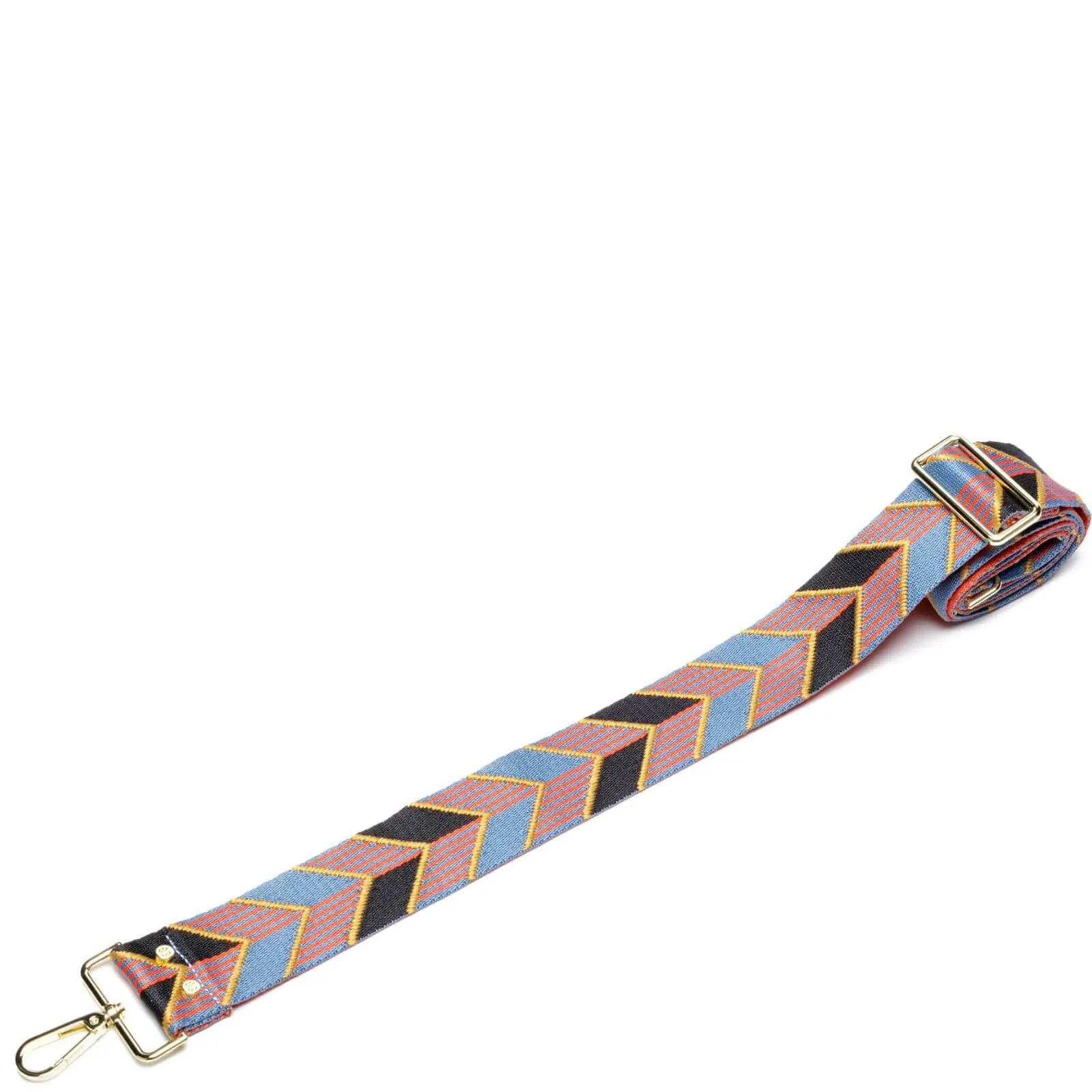 Elie Beaumont Bag Strap - Black/Blue Arrows