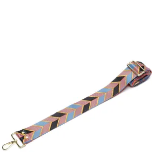 Elie Beaumont Bag Strap - Black/Blue Arrows