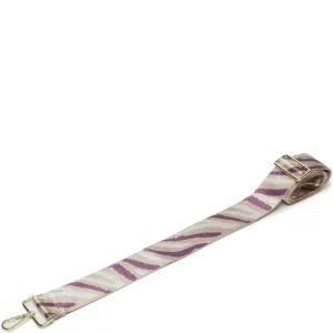 Elie Beaumont Bag Strap - Plum Zebra