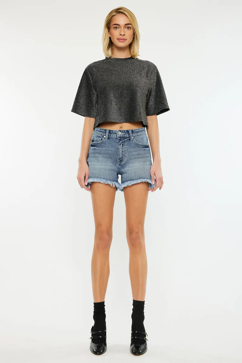 Elsie High Rise Mom Shorts