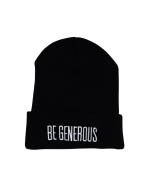 Embroidered Knit Beanie