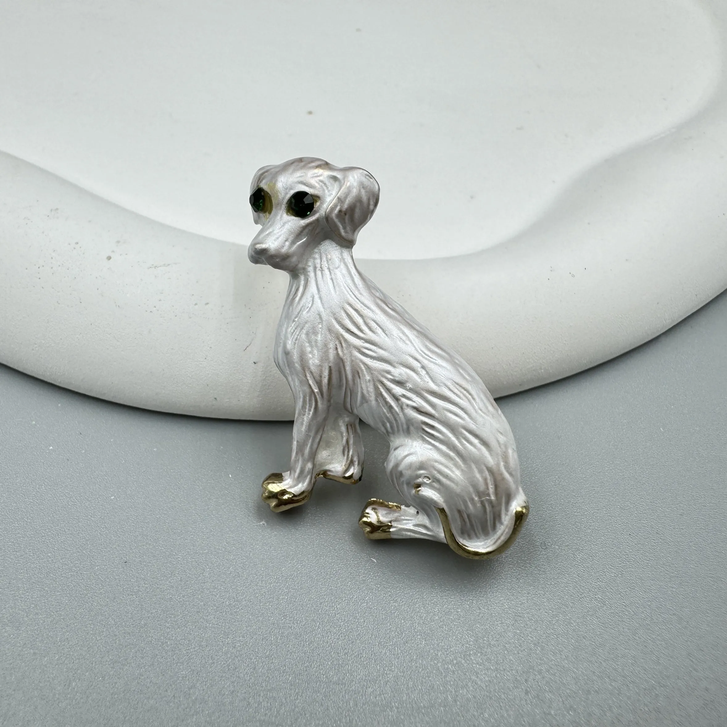 Enamel Pet Dog Brooch Pin PA5078