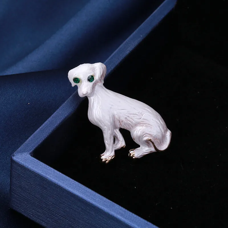 Enamel Pet Dog Brooch Pin PA5078