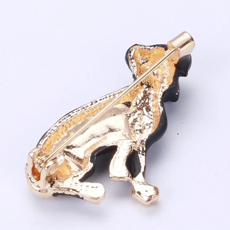Enamel Pet Dog Brooch Pin PA5078