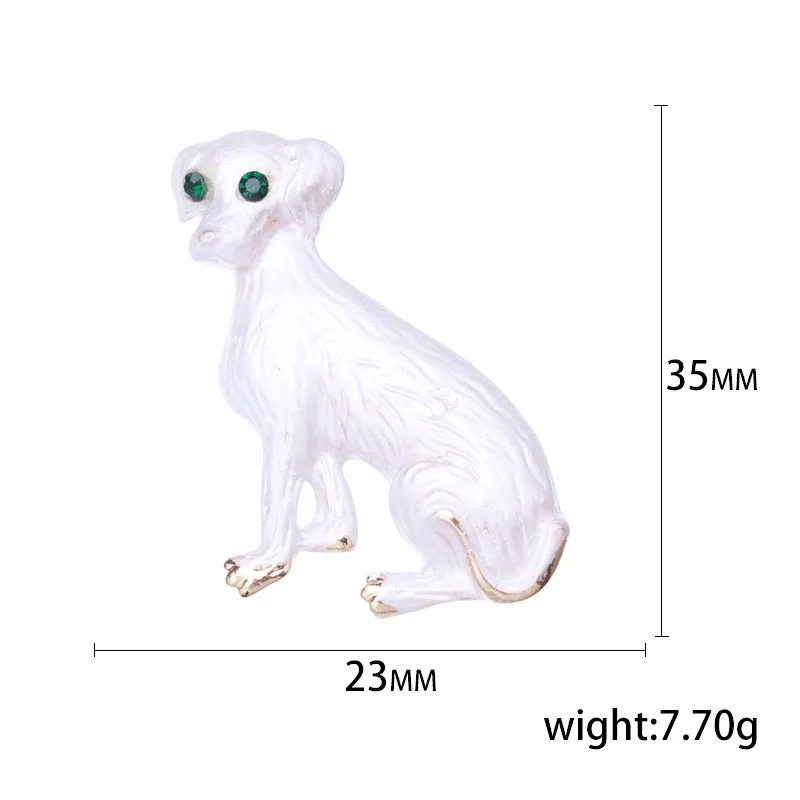 Enamel Pet Dog Brooch Pin PA5078