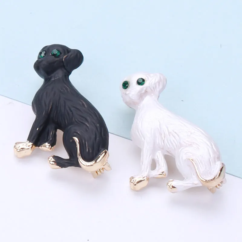 Enamel Pet Dog Brooch Pin PA5078