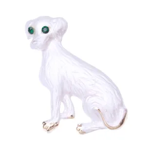 Enamel Pet Dog Brooch Pin PA5078