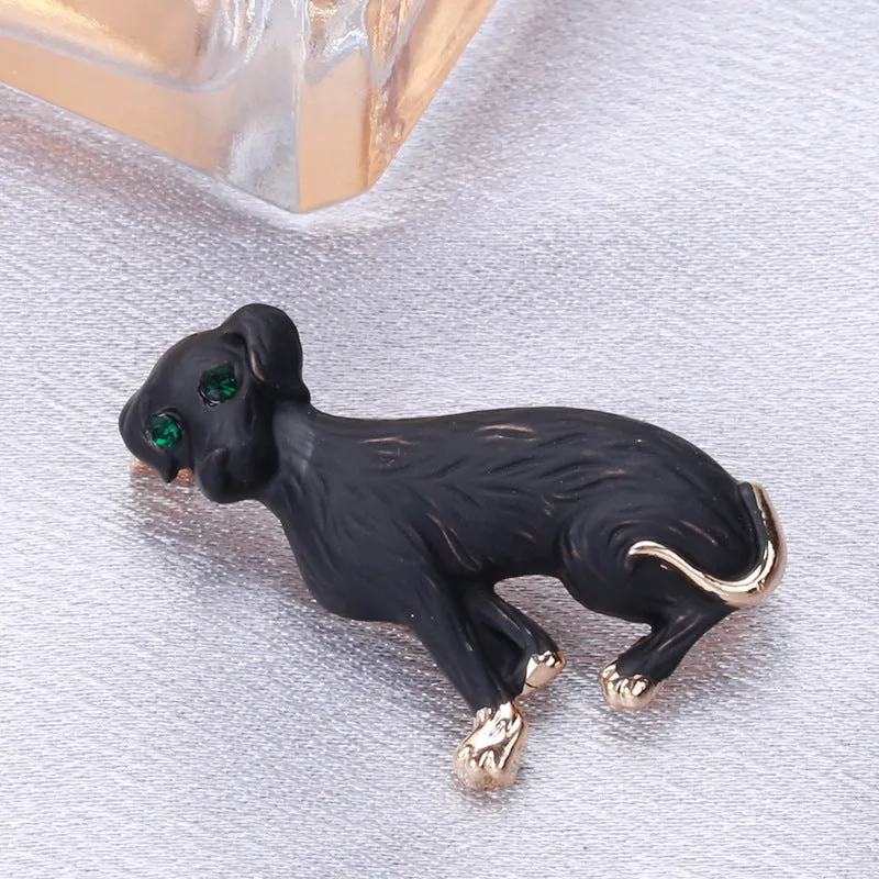 Enamel Pet Dog Brooch Pin PA5078