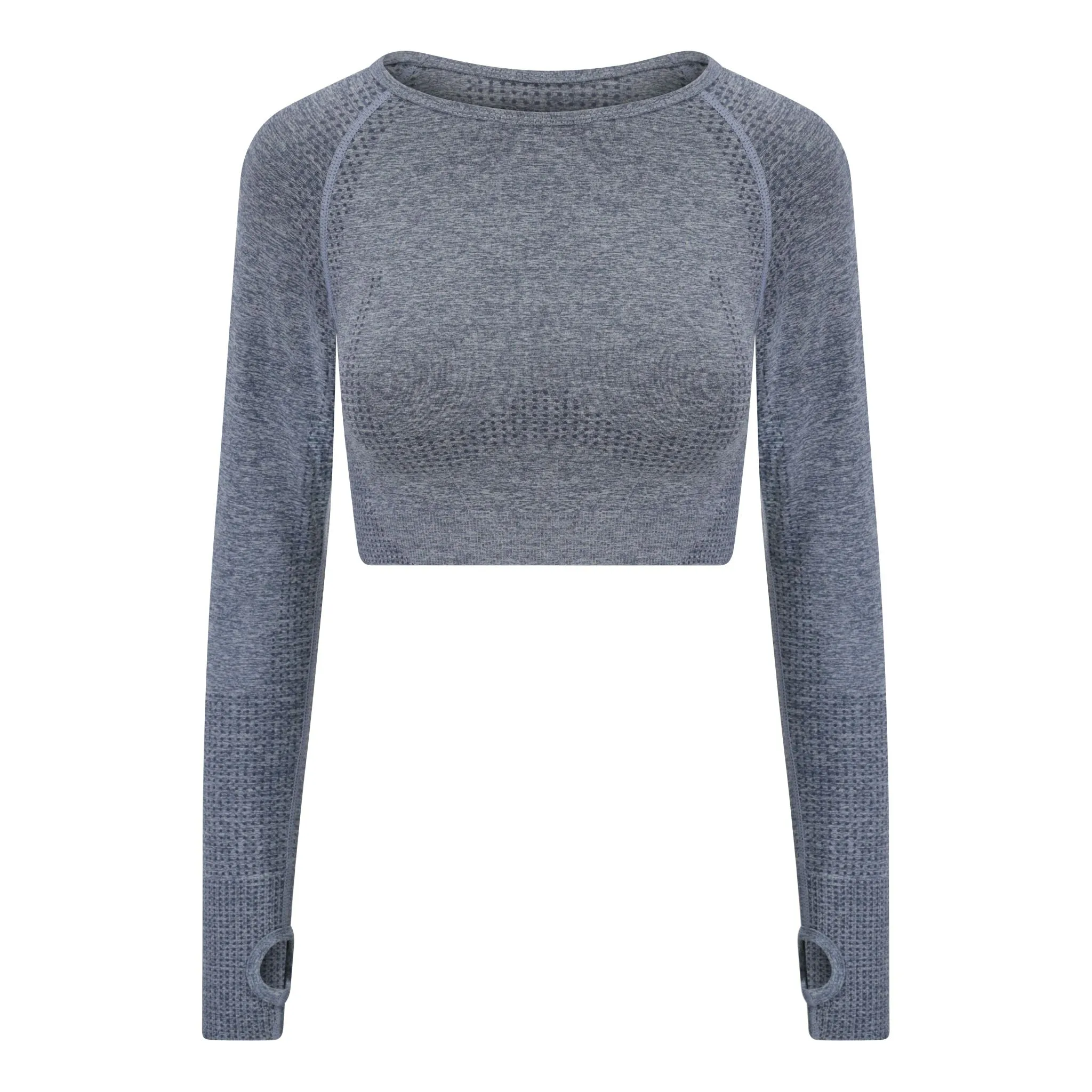 Essential Seamless LS Top Light Blue