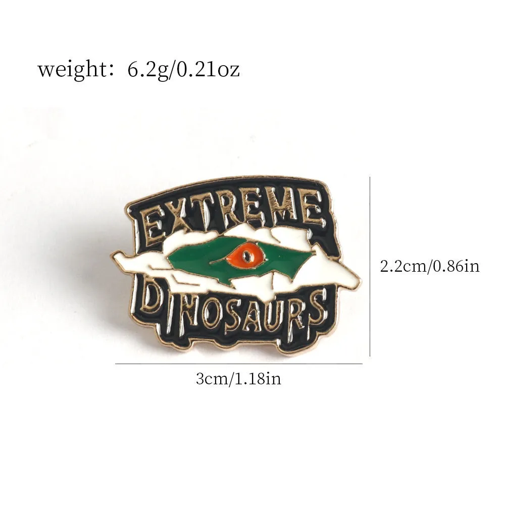 Extreme Dinosaurs Starry Dinosaurs Enamel Pin 2PCS