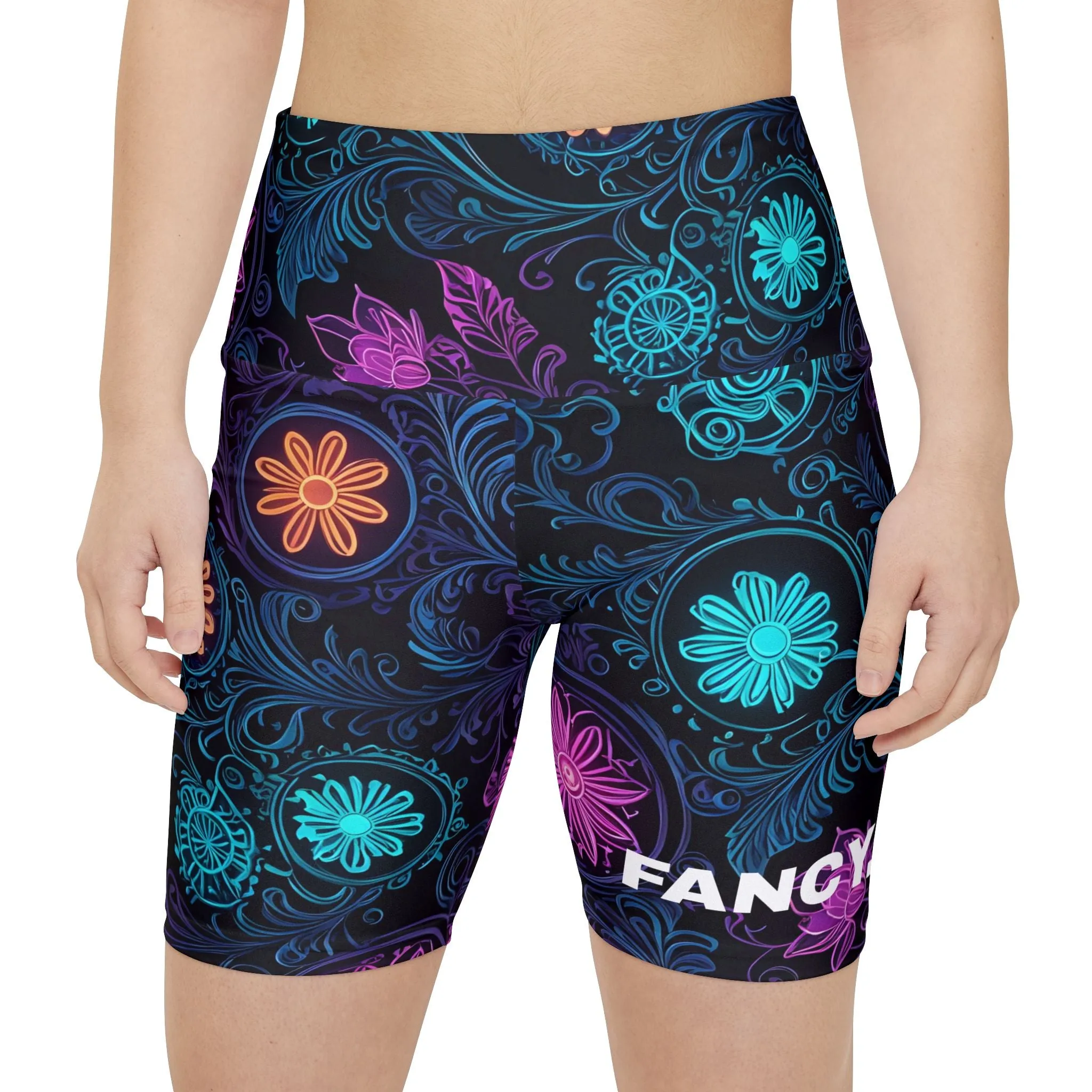 Fancy. Women's Biker Shorts - Graphic  Activewear