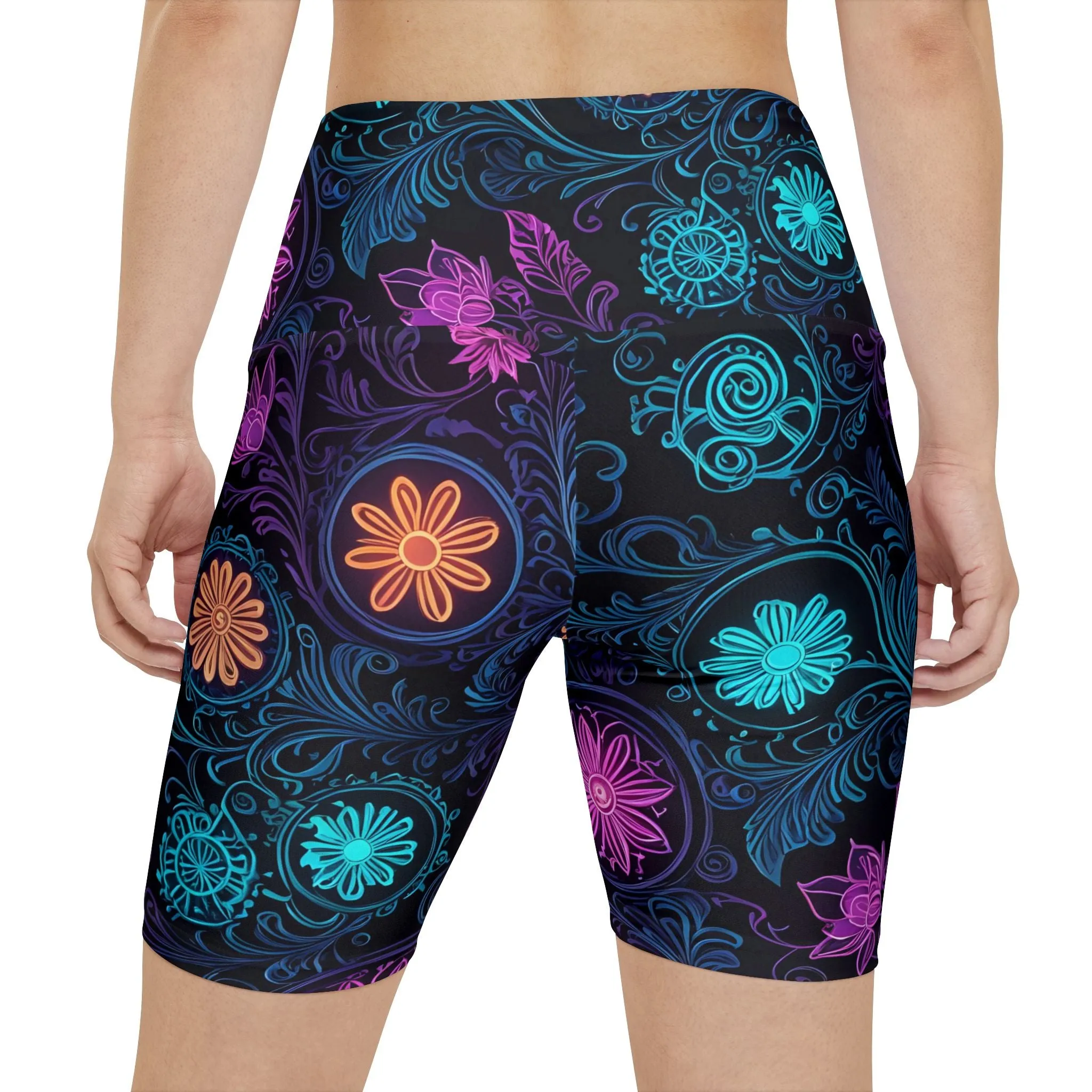 Fancy. Women's Biker Shorts - Graphic  Activewear