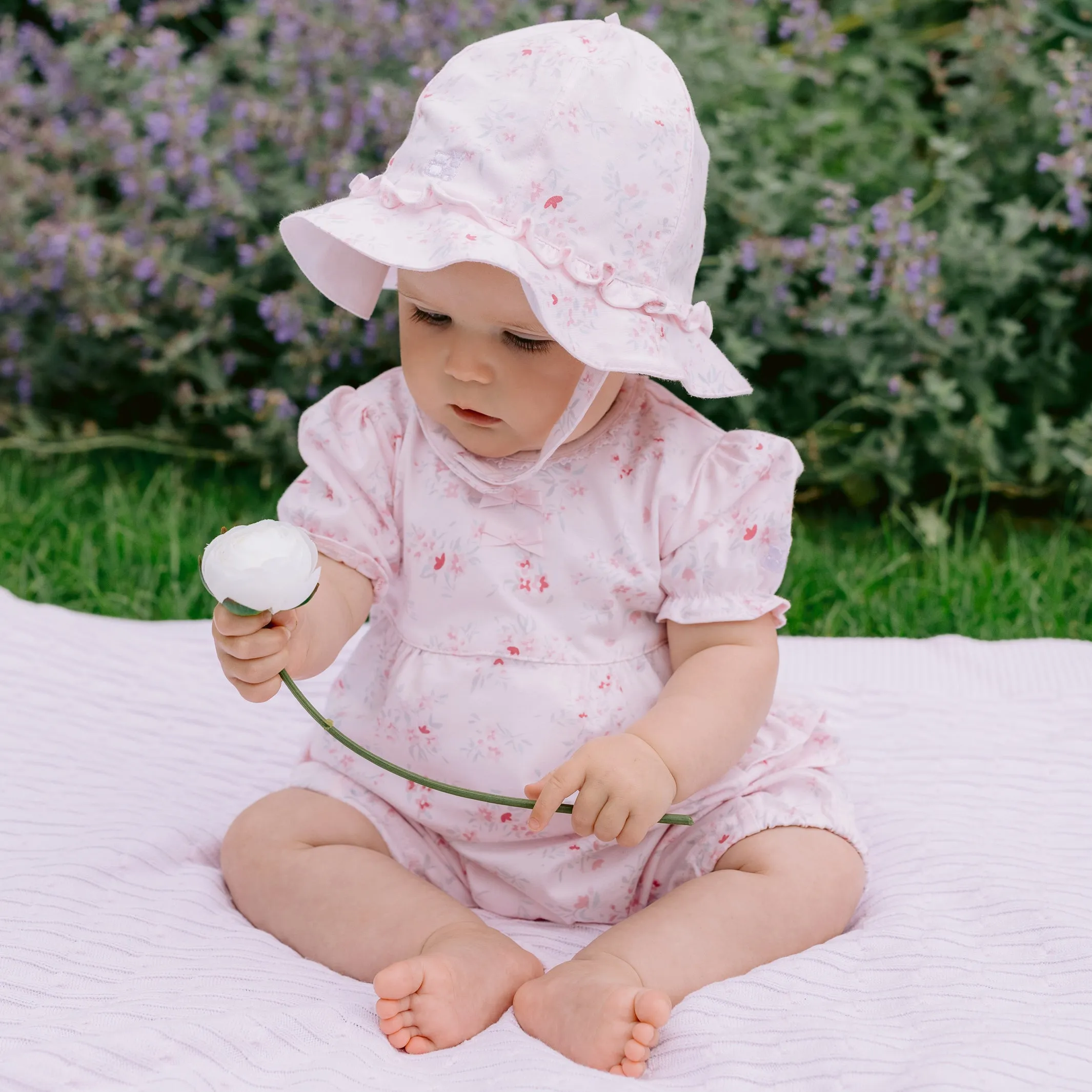 Fari Baby Girls Floral Sun Hat