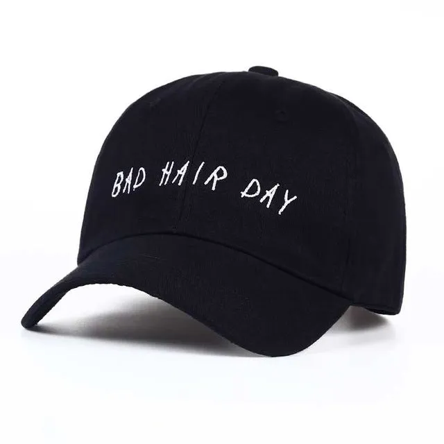 Fashion Women Baseball Cap Unisex Casquette Snapback Caps Hats For Men Brand Bad Hair Day Adjustable Sun Caps New Dad Hat