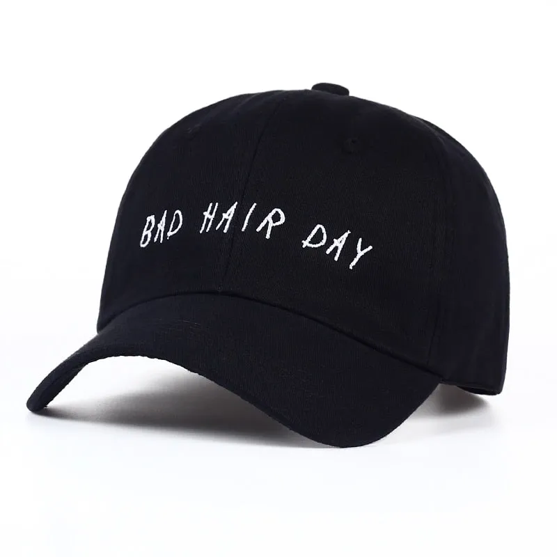Fashion Women Baseball Cap Unisex Casquette Snapback Caps Hats For Men Brand Bad Hair Day Adjustable Sun Caps New Dad Hat