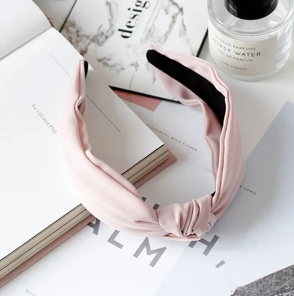 Fashion Women's Hairband Headband Solid Headwear Classic Girls Hair Accessories DIY Turban Hair Band Hair Hoop
