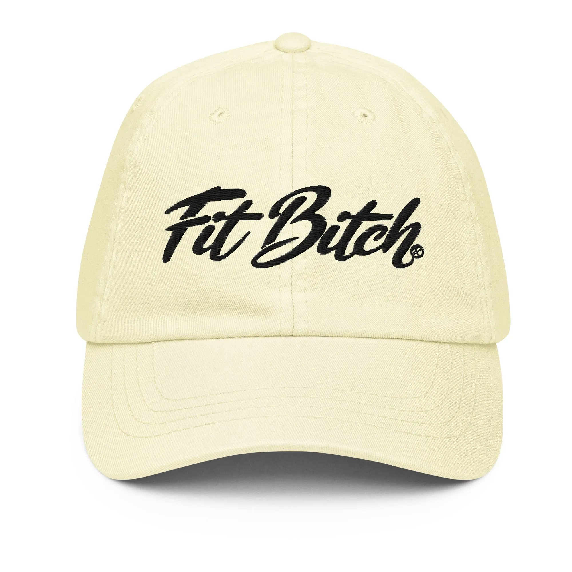 Fit Bitch - Baseball Hat - Cursive Pastels