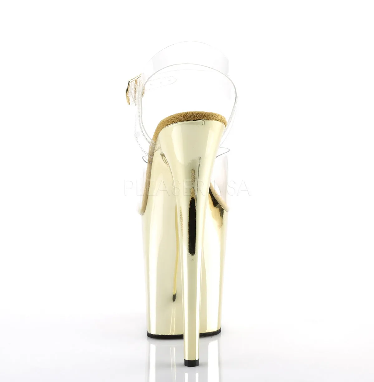 FLAMINGO-808  Clear/Gold Chrome
