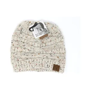 FLECKED BEANIE TAIL CC BEANIE OATMEAL