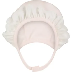 Floella Pink Frill Baby Bonnet