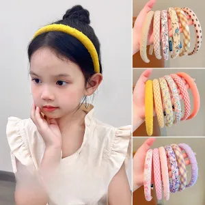 Floral Color Hairband (3 Pcs)