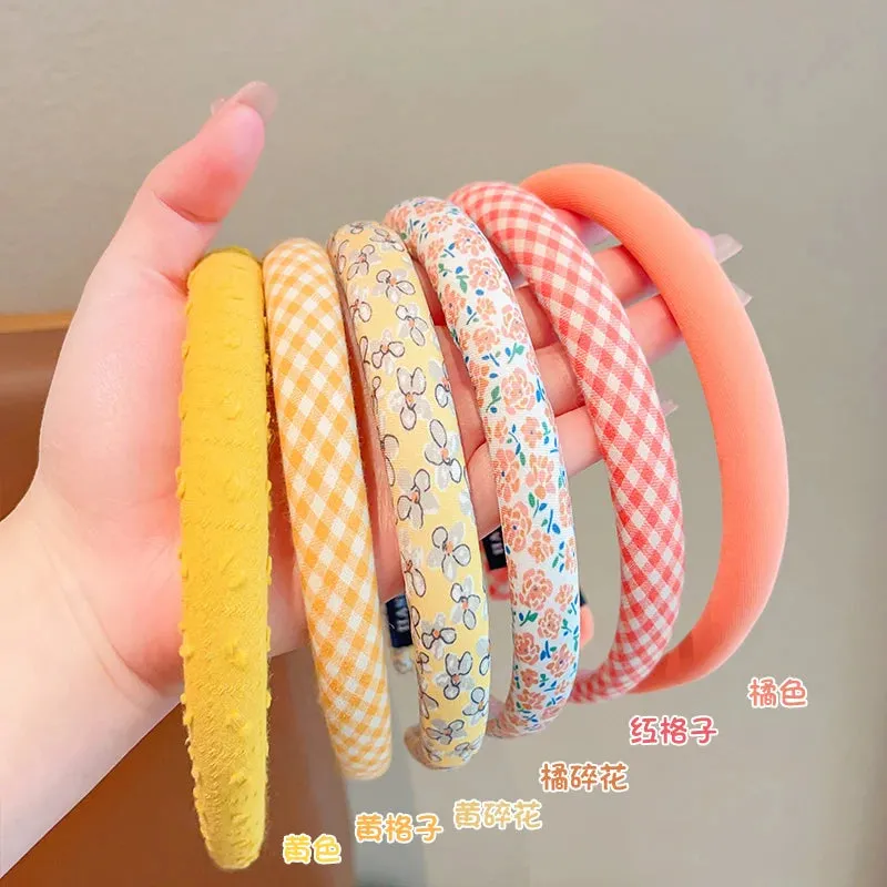 Floral Color Hairband (3 Pcs)