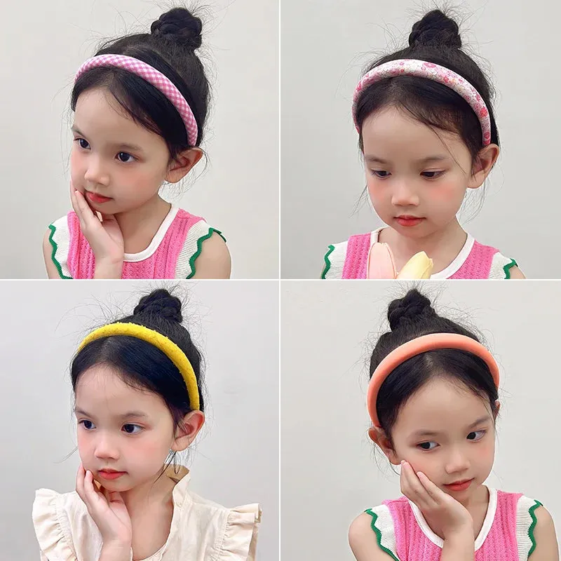 Floral Color Hairband (3 Pcs)