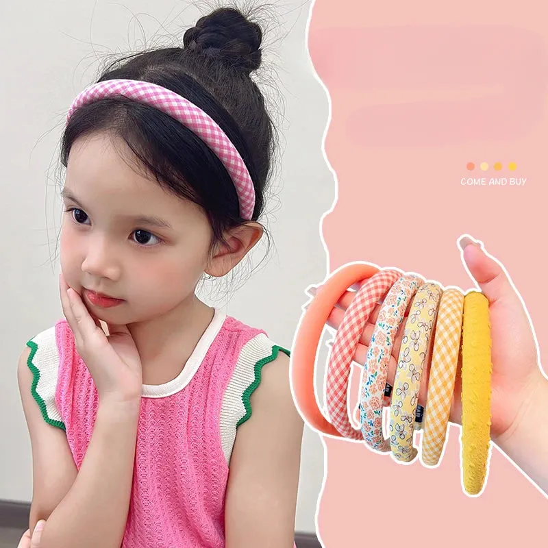 Floral Color Hairband (3 Pcs)