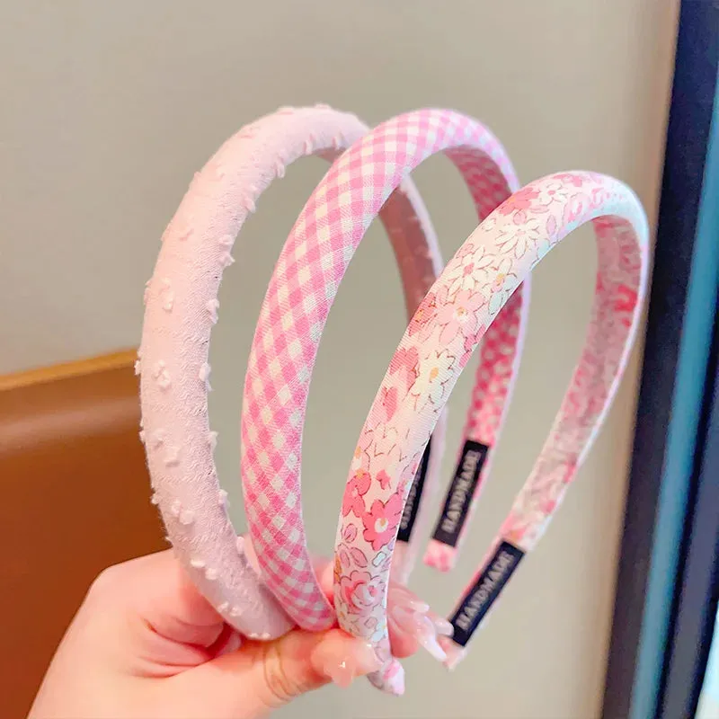 Floral Color Hairband (3 Pcs)