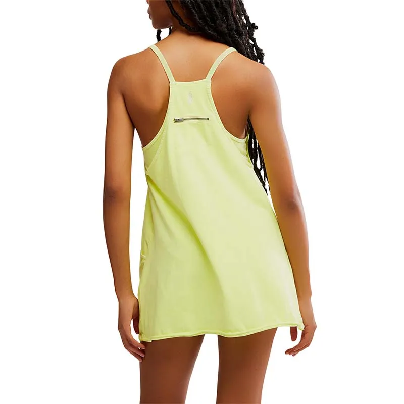 FP Movement Hot Shot Mini Dress in Sour Citrus