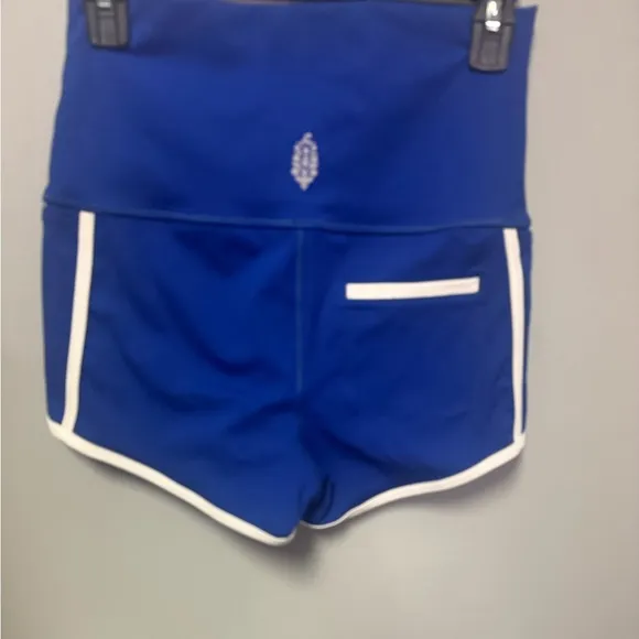 Free People Island Time Shorts in Sapphire Skies Combo Size SM NWOT Retail $50
