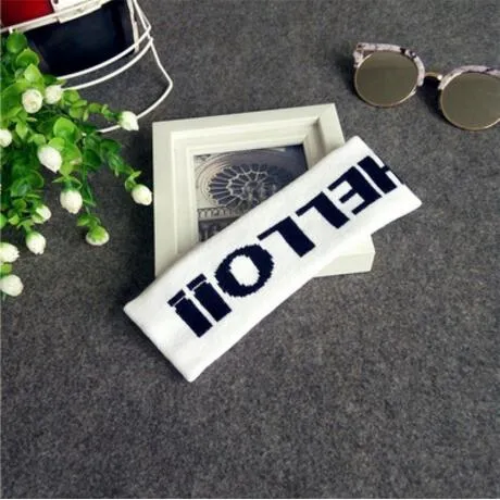 Free shipping! Women Mens Running Sports Headband Cotton Hairbands Stretchy Sweatbands Yoga Gym Hair Head Band  Hair Accessorie