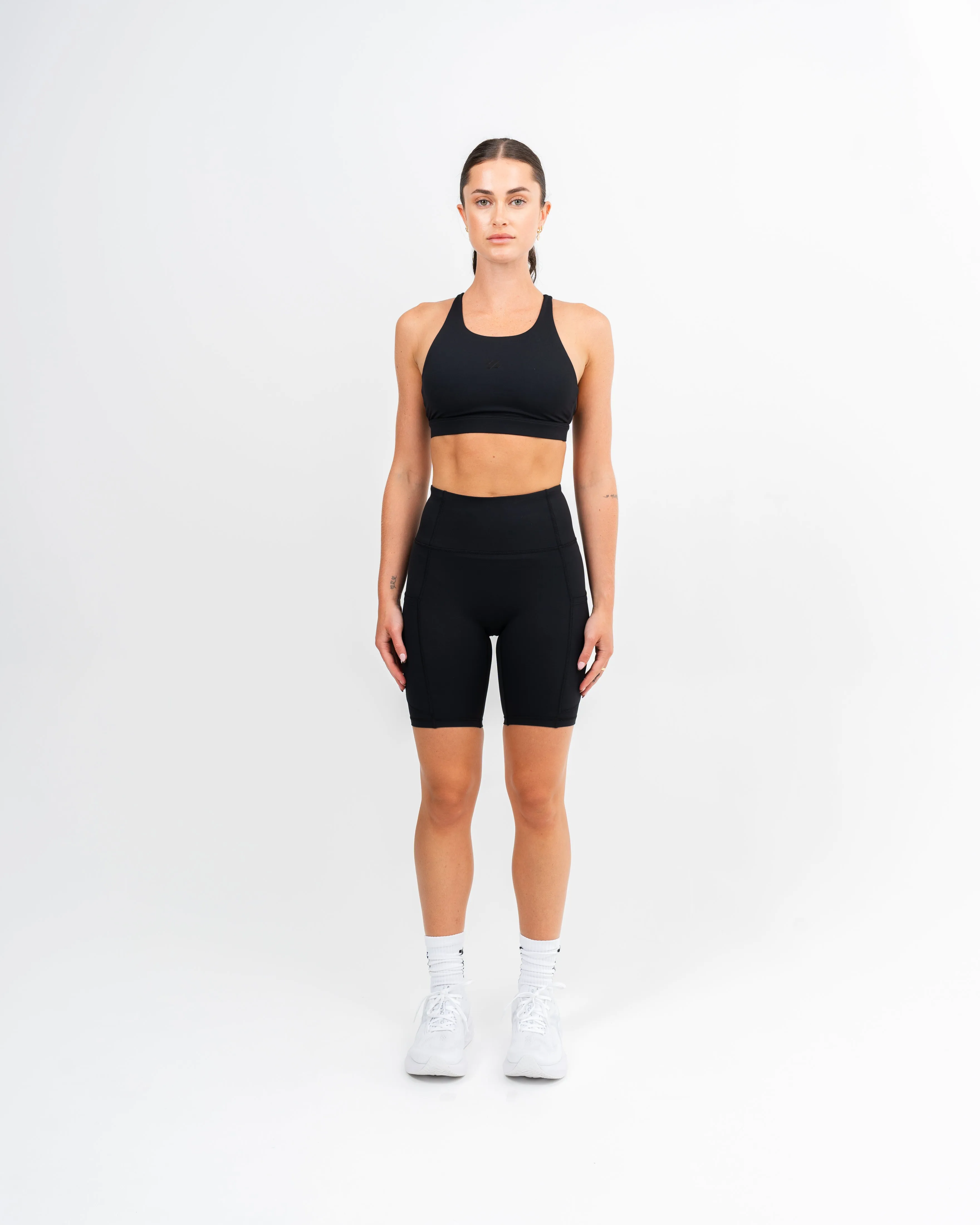 Freedom Perform Bike Shorts With Pockets Black