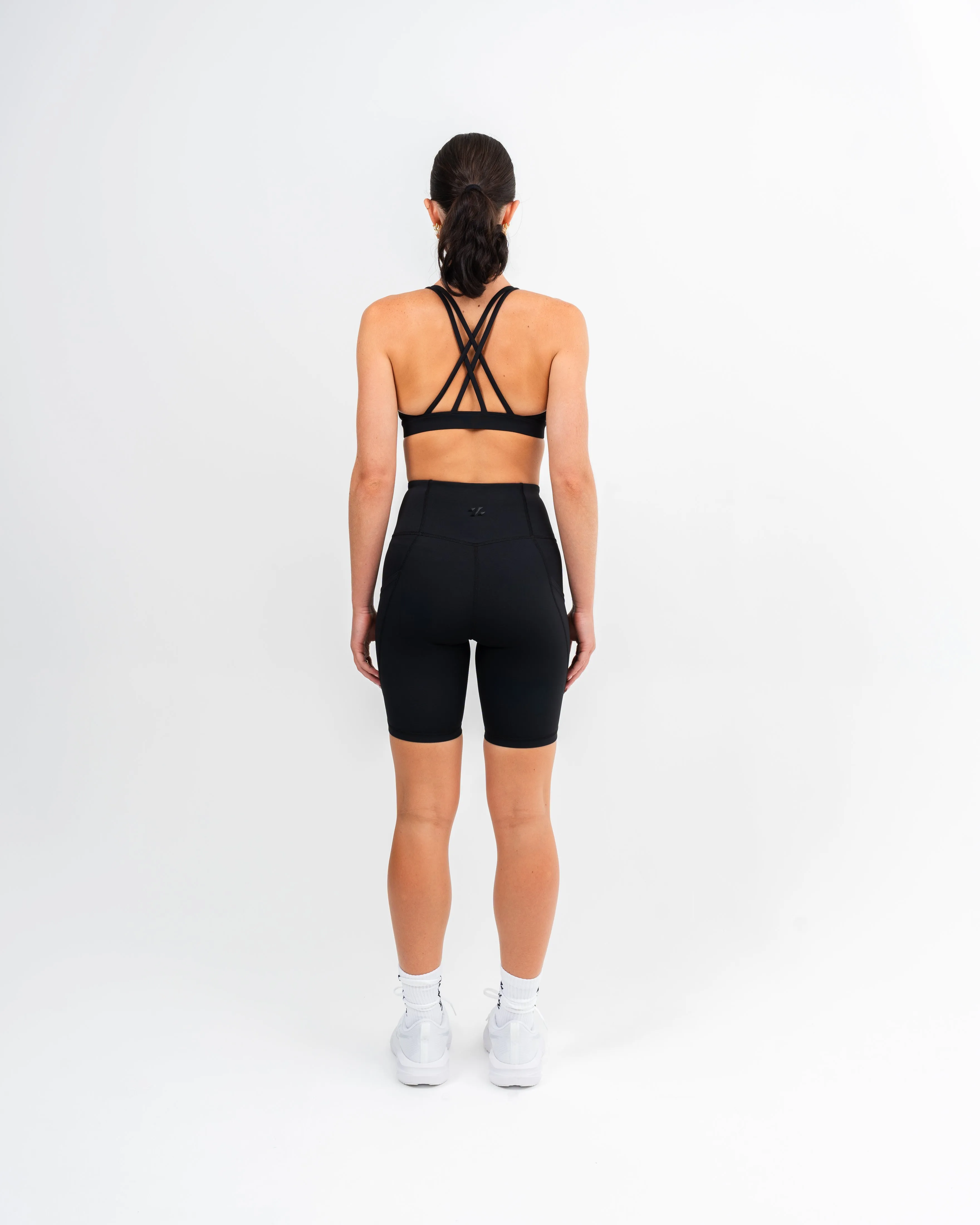 Freedom Perform Bike Shorts With Pockets Black