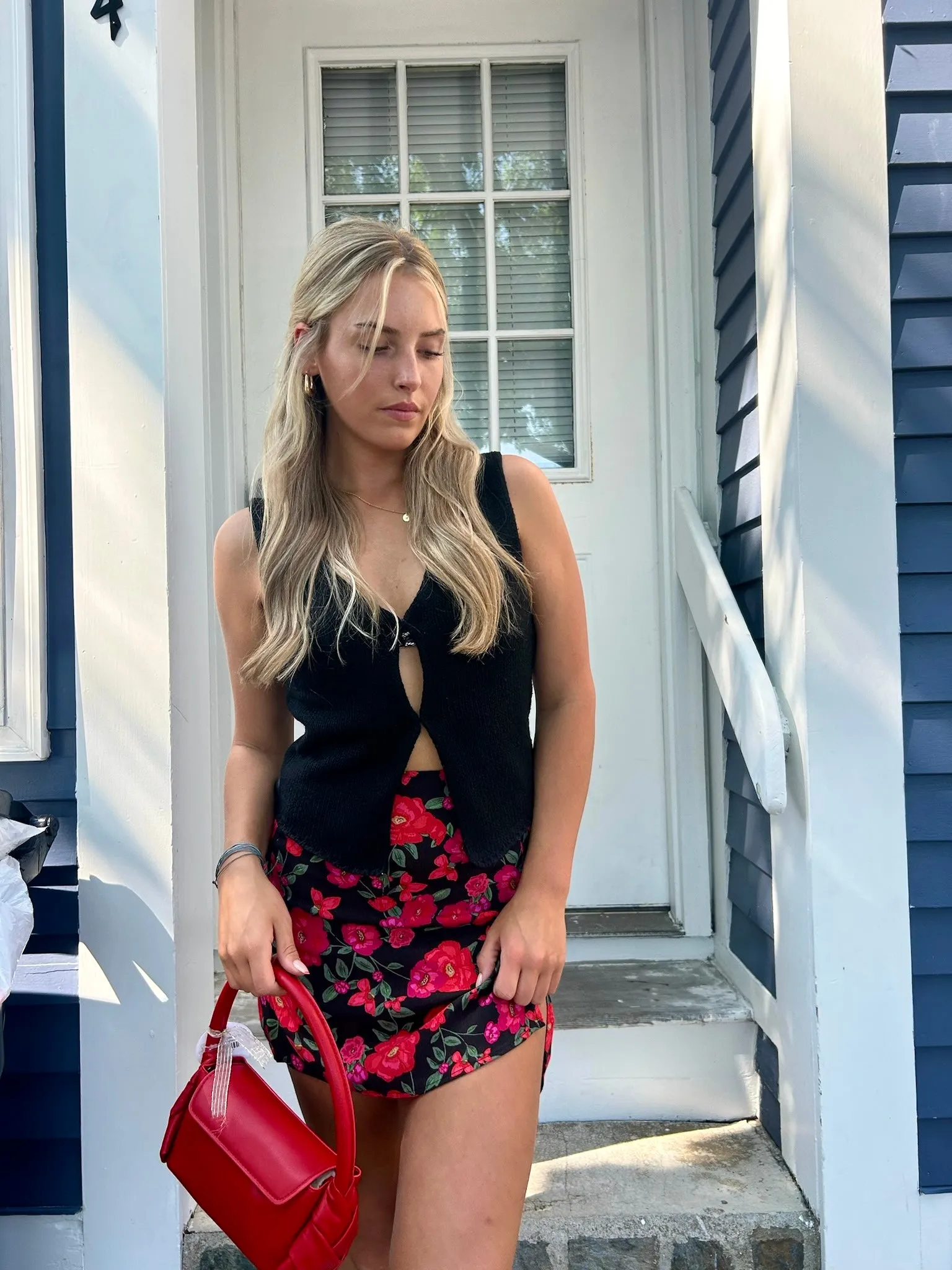 Fresh Flowers Mini Skirt