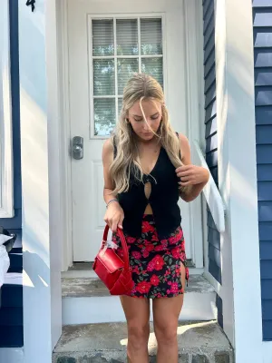 Fresh Flowers Mini Skirt