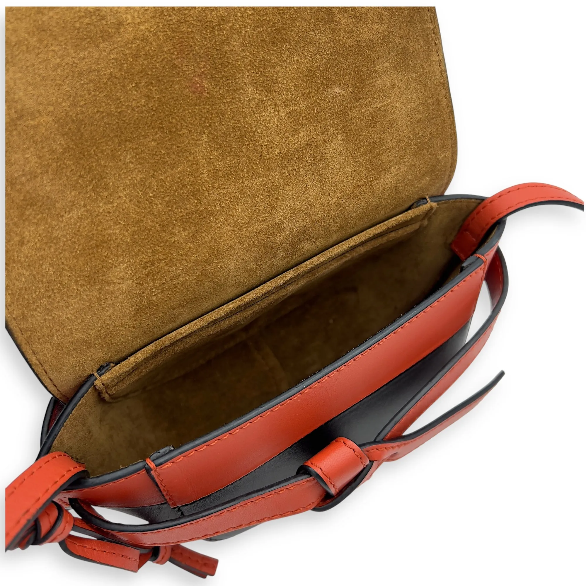 Gate Mini Multi-colour Crossbody Bag in Calfskin, Gold hardware