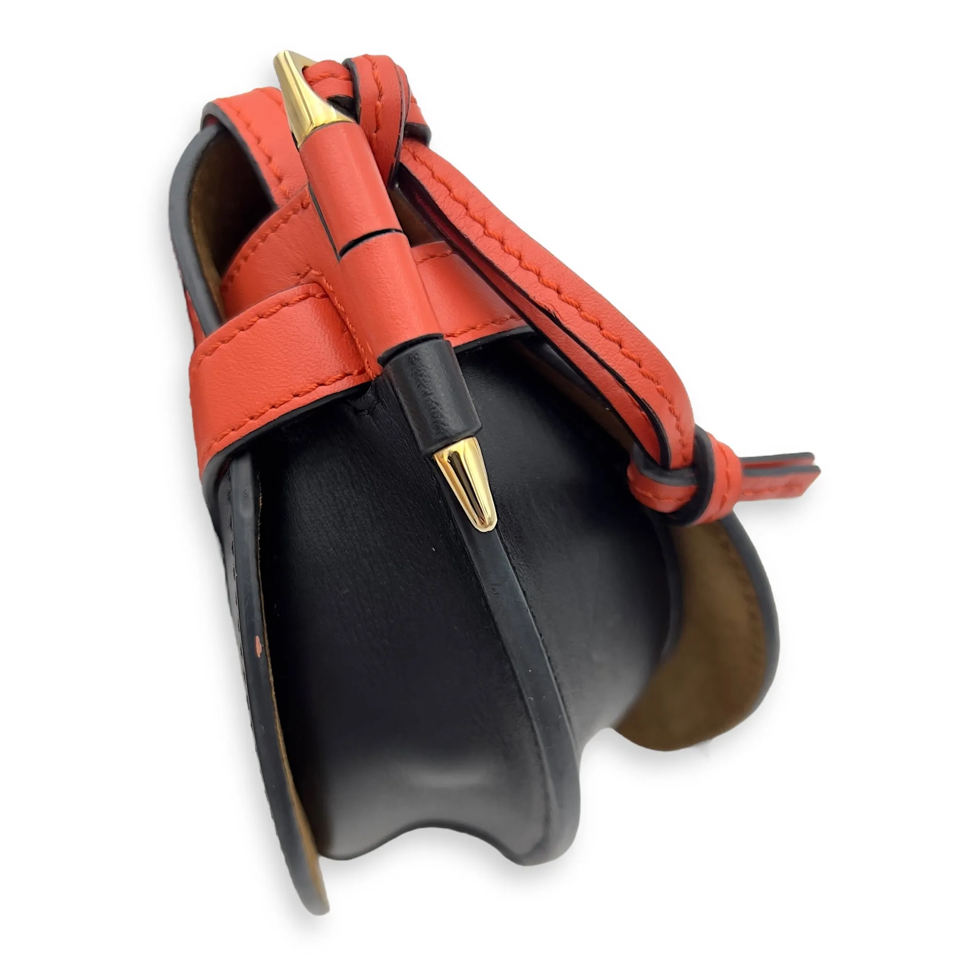 Gate Mini Multi-colour Crossbody Bag in Calfskin, Gold hardware