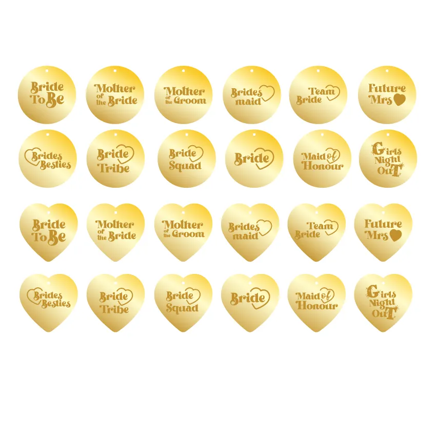 Gettin Hitched - Batchelorette  Party Charms
