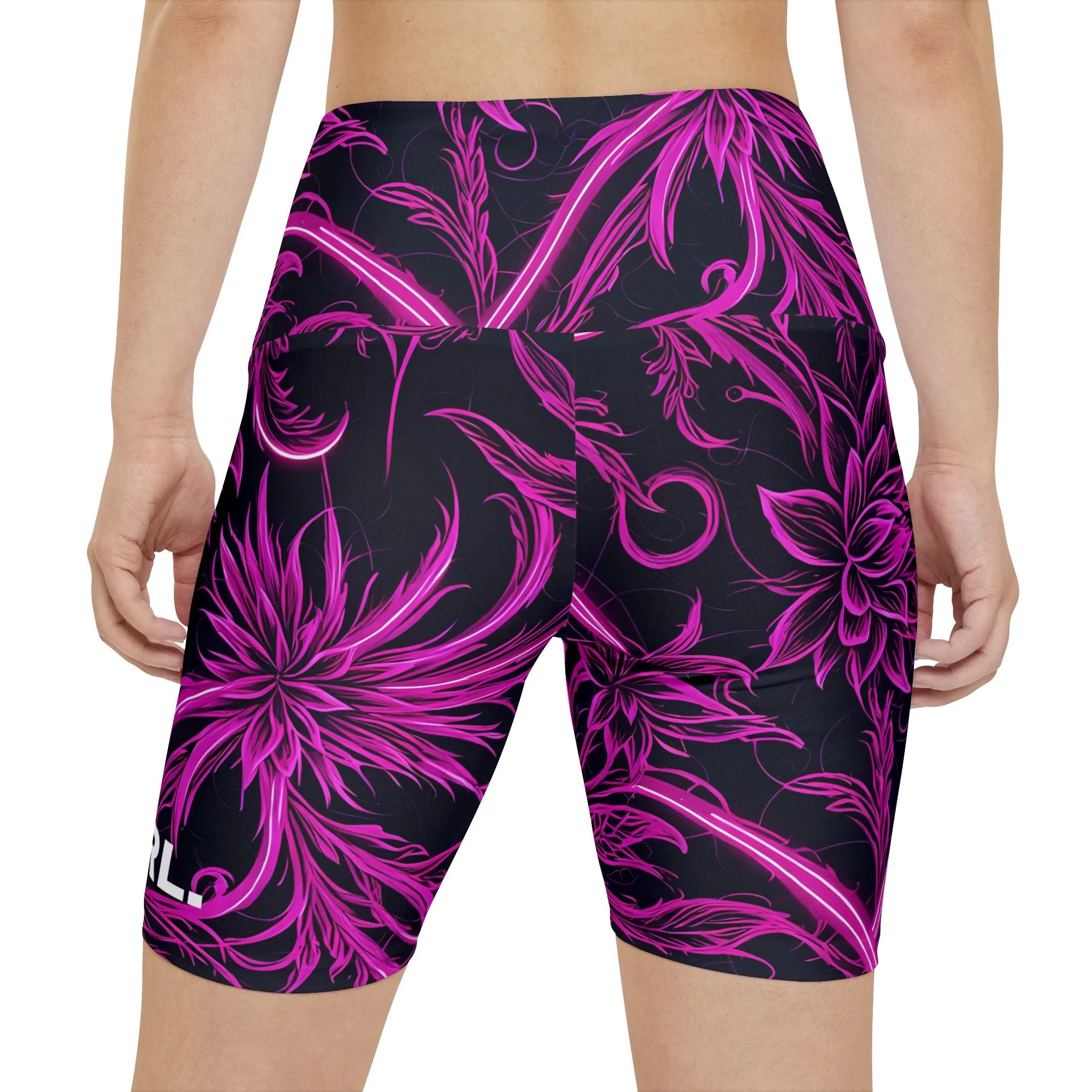 Girly Girl. Women's Biker Shorts - Graphic  Activewear