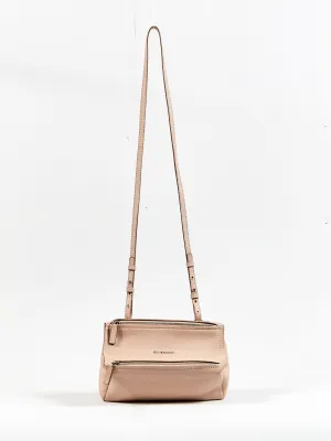 Givenchy Beige Grained Leather Mini Pandora Bag