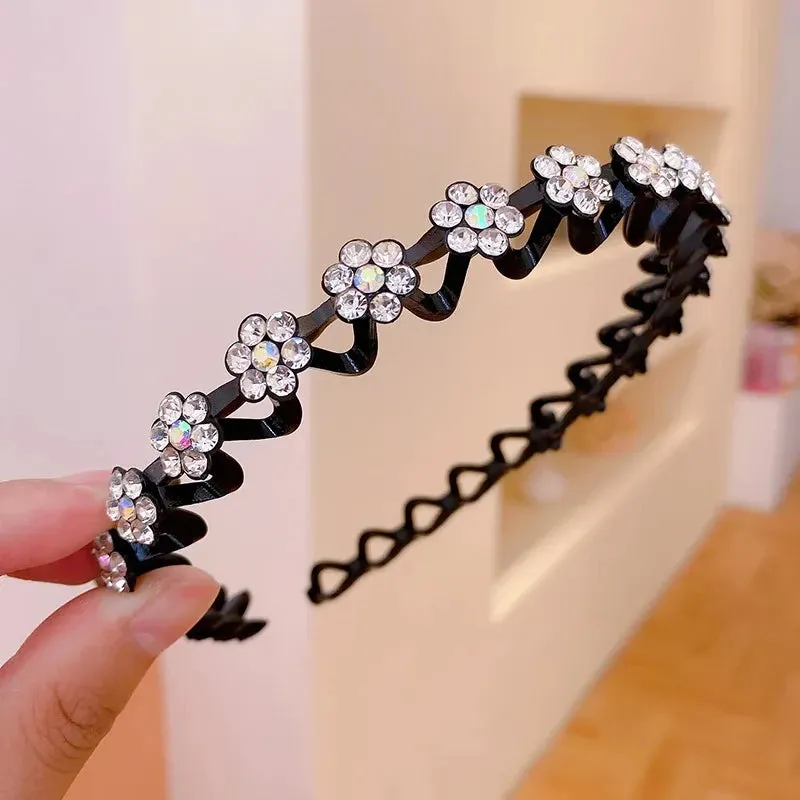 GlamWave Rhinestone Headband