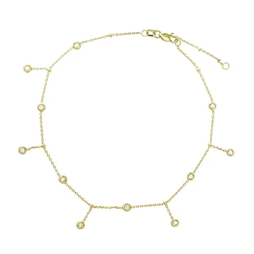 Gold Drop Anklet