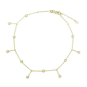 Gold Drop Anklet